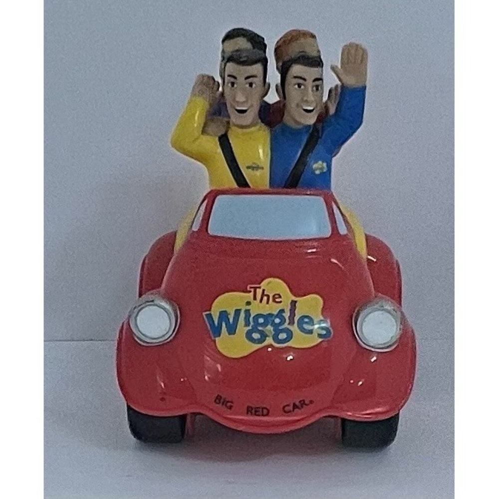 Vintage 2003 The Wiggles Big Red Car Musical Motion Toy Vehicle SpinMaster WORKS